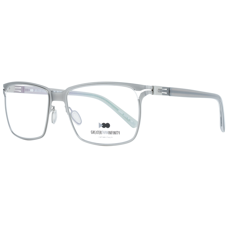 Okulary oprawki Męskie Greater Than Infinity GT029 V02 55 Srebrne