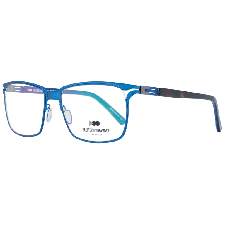 Okulary oprawki Męskie Greater Than Infinity GT029 V03 55 Niebieskie