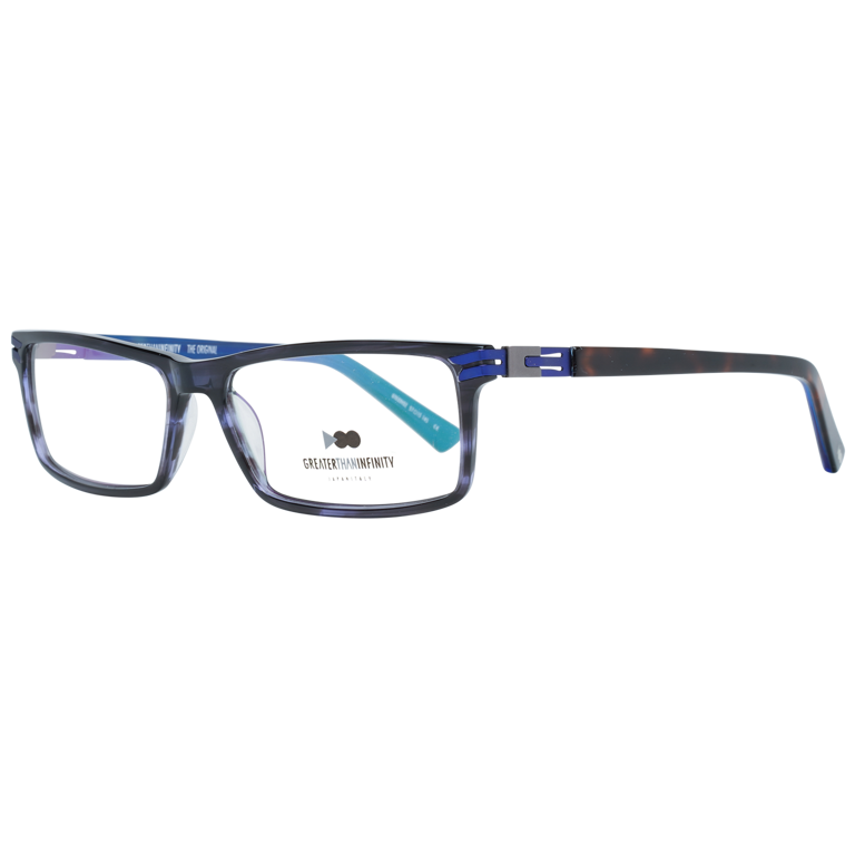 Okulary oprawki Męskie Greater Than Infinity GT033 V02 57 Niebieskie