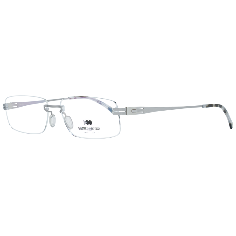 Okulary oprawki Męskie Greater Than Infinity GT047 V02 58 Srebrne