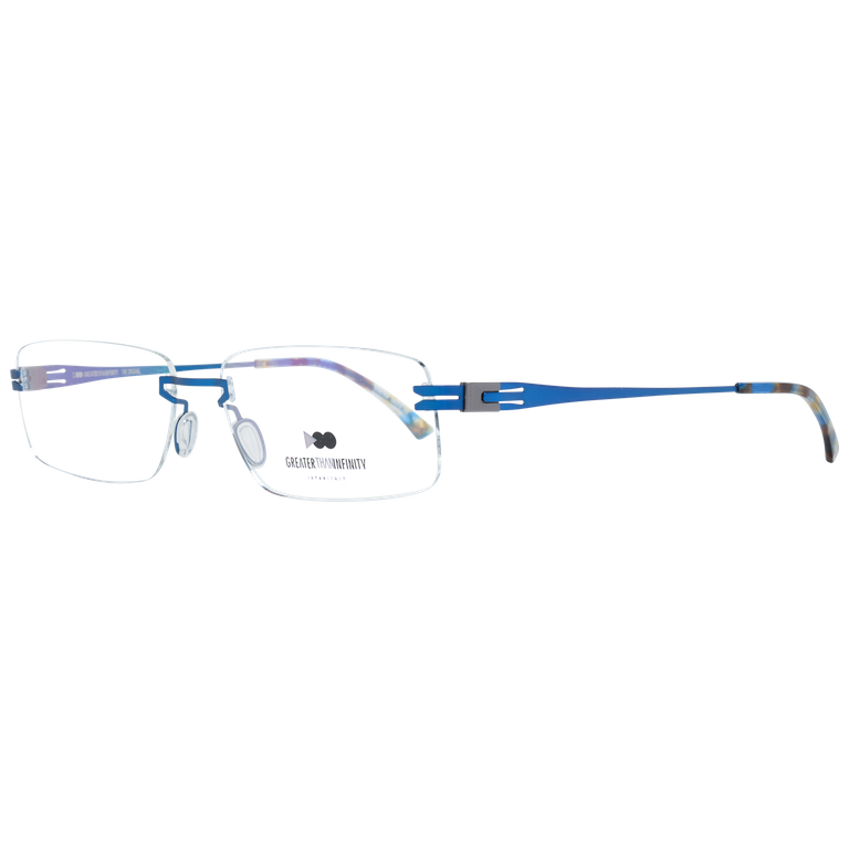Okulary oprawki Męskie Greater Than Infinity GT047 V04 58 Niebieskie