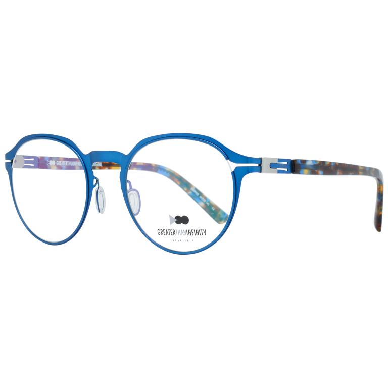 Okulary oprawki Męskie Greater Than Infinity GT049 V02 49 Niebieskie