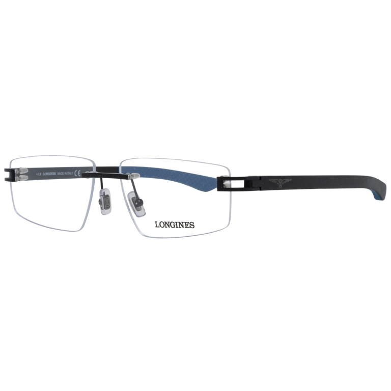 Okulary oprawki Męskie Longines LG5007-H 002 56 Czarne
