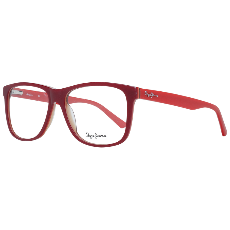 Okulary oprawki Męskie Pepe Jeans PJ3280 C4 55 Czerwone