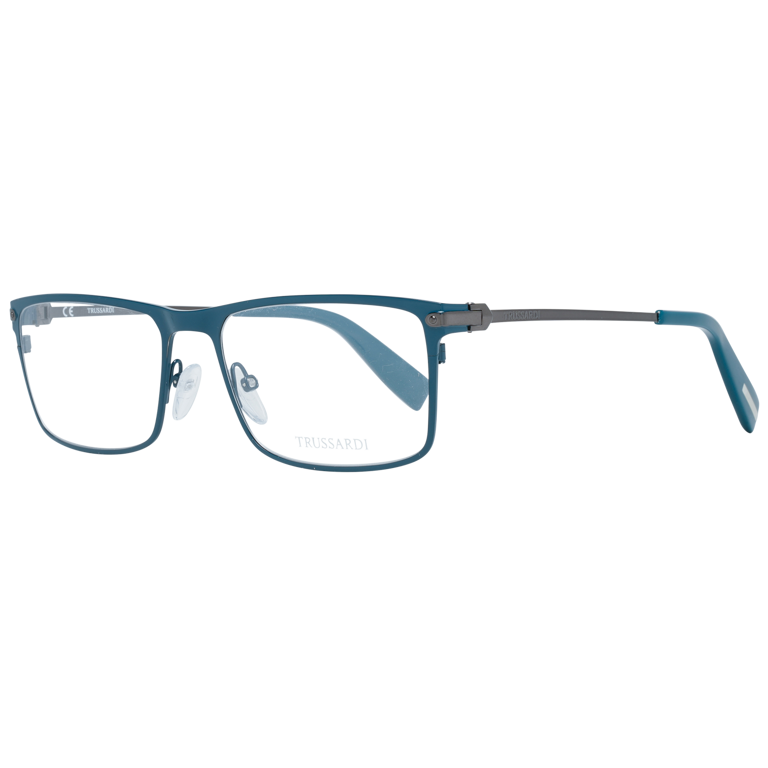 Okulary oprawki Męskie Trussardi VTR024 08UE 55 Niebieskie