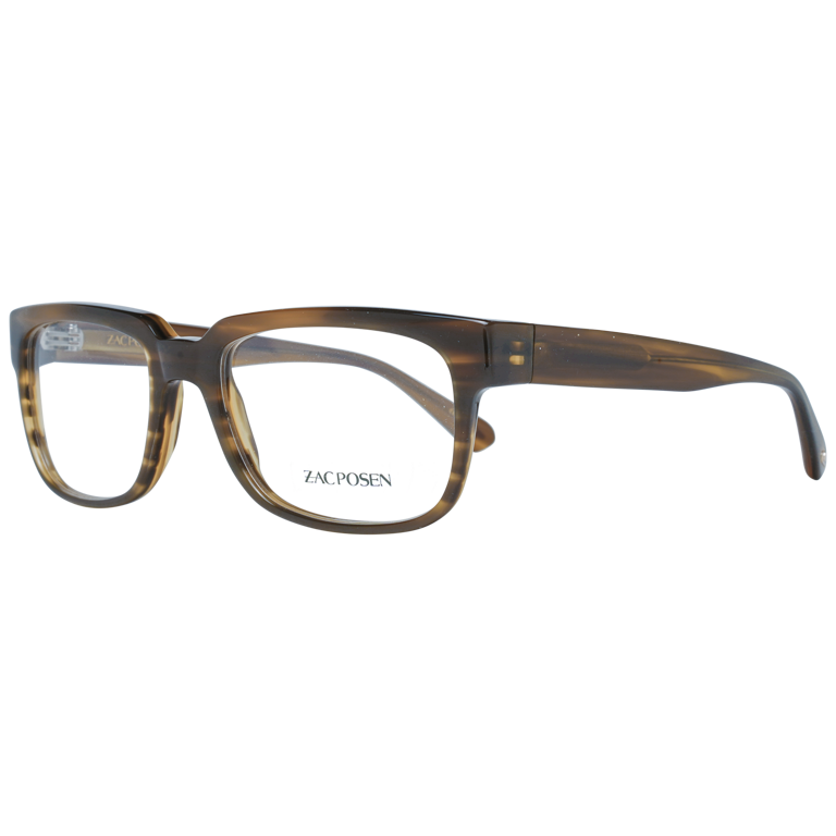 Okulary oprawki Męskie Zac Posen ZTEC OL 53 Tech Brązowe