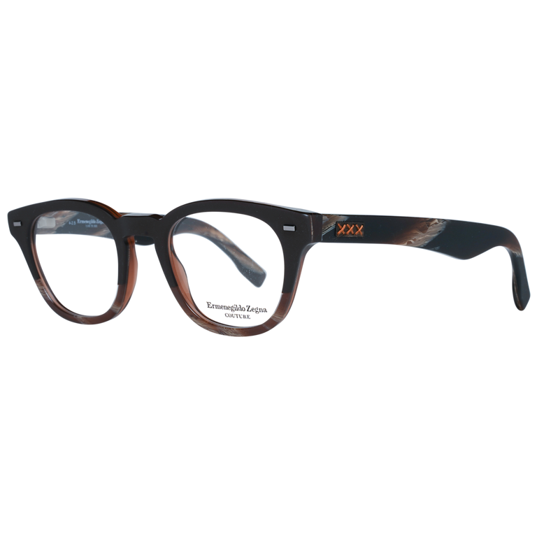 Okulary oprawki Męskie Zegna Couture ZC5011 48 050 Brązowe