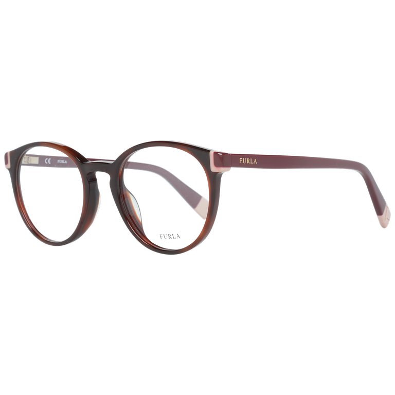 Okulary oprawki damskie Furla VFU194 09XK 49 Brązowe