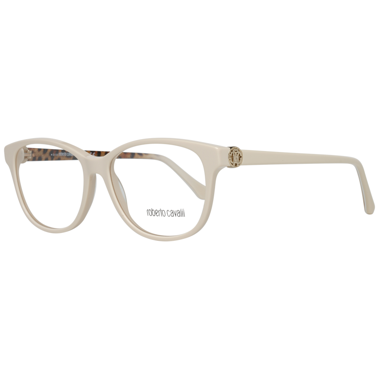 Okulary oprawki damskie Roberto Cavalli RC5074 Kremowe