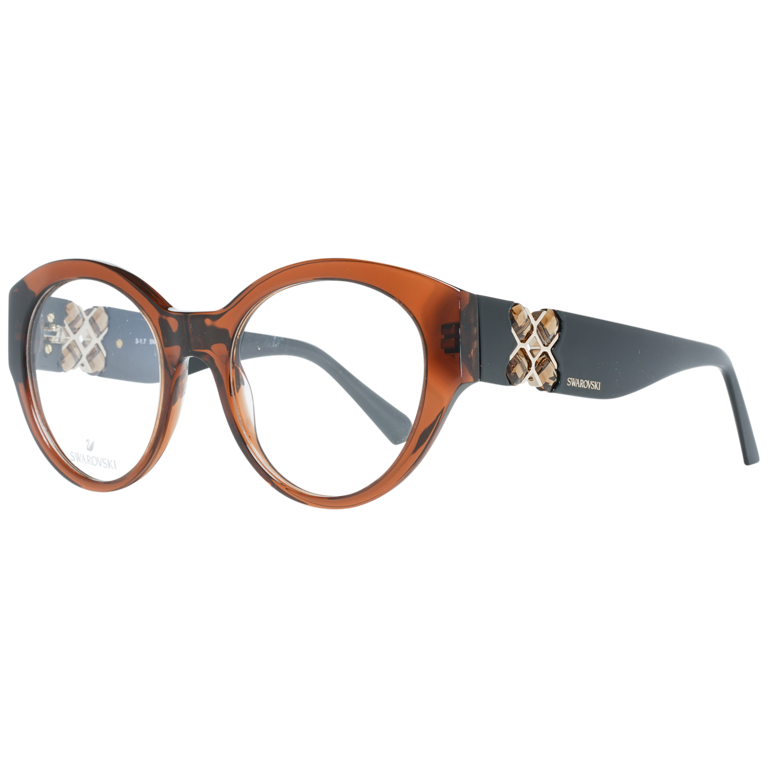 Okulary oprawki damskie Swarovski SK5227 Brązowe