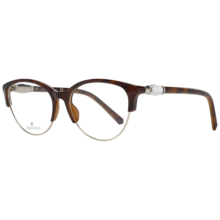 Okulary oprawki damskie Swarovski SK5338 052 53 Brązowe