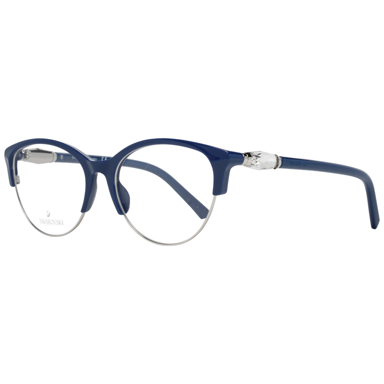 Okulary oprawki damskie Swarovski SK5338 090 53 Niebieskie