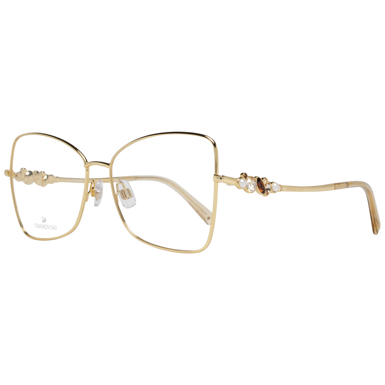 Okulary oprawki damskie Swarovski SK5369 030 56 Złote