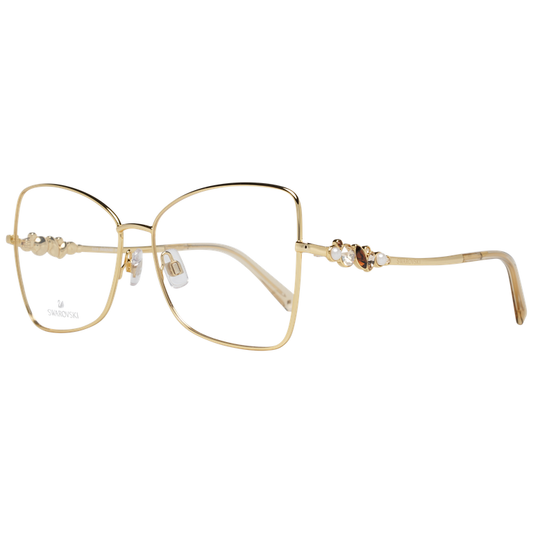 Okulary oprawki damskie Swarovski SK5369 030 56 Złote
