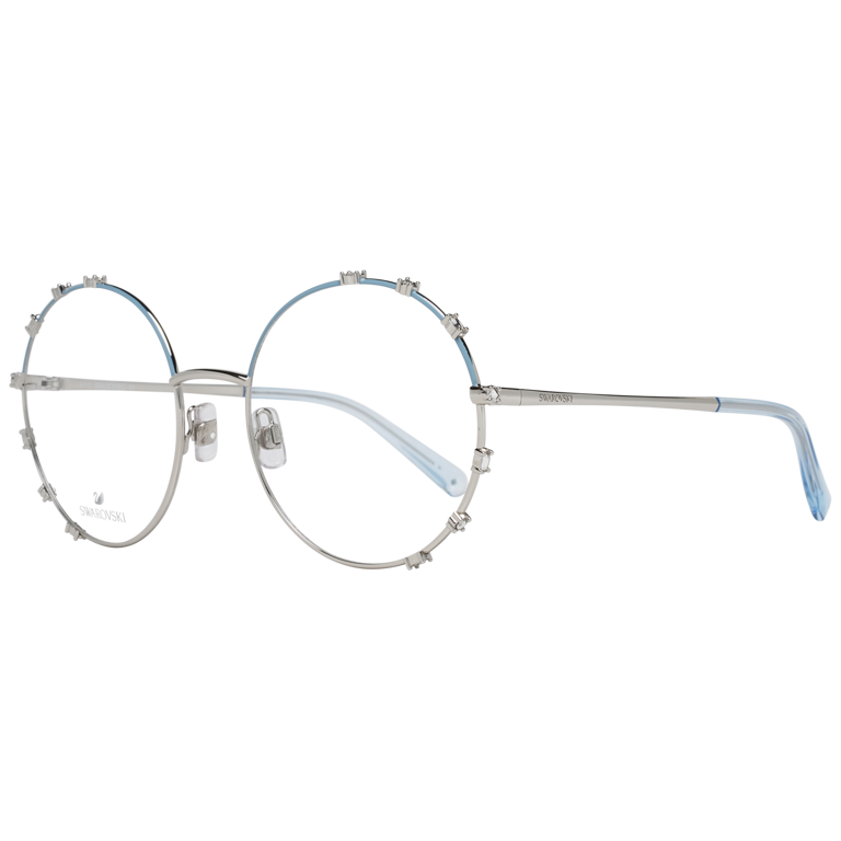 Okulary oprawki damskie Swarovski SK5380 16A 57 Srebrne