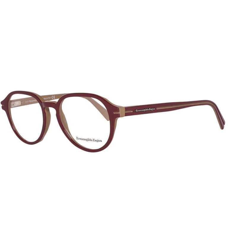 Okulary oprawki męskie Ermenegildo Zegna EZ5043 Brązowe