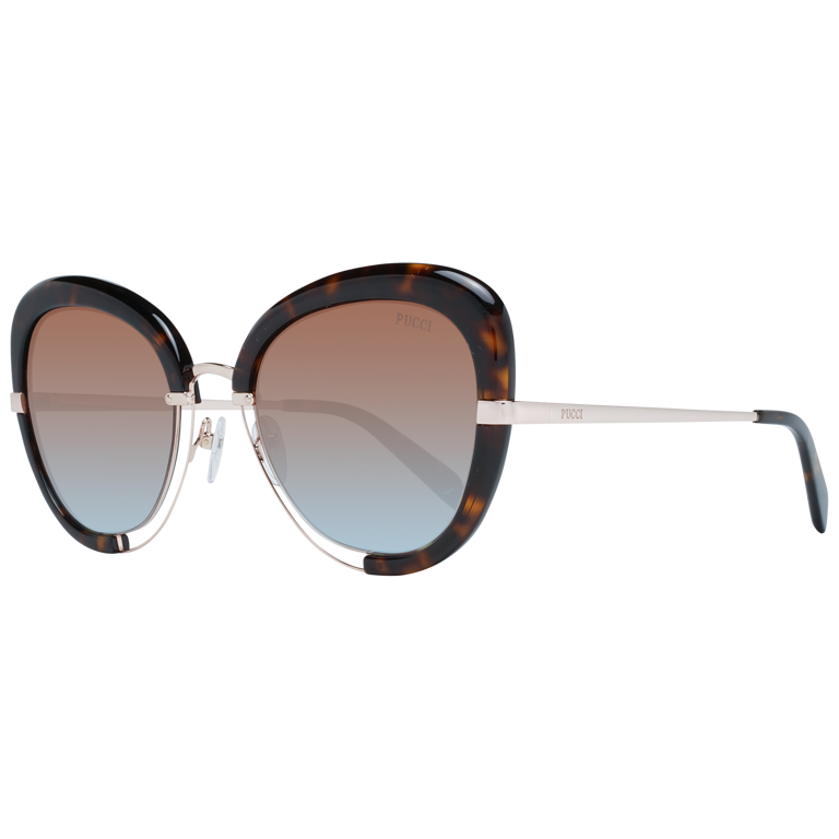 Okulary przeciwsłoneczne Damskie Emilio Pucci EP0115 52G 55 Brązowe