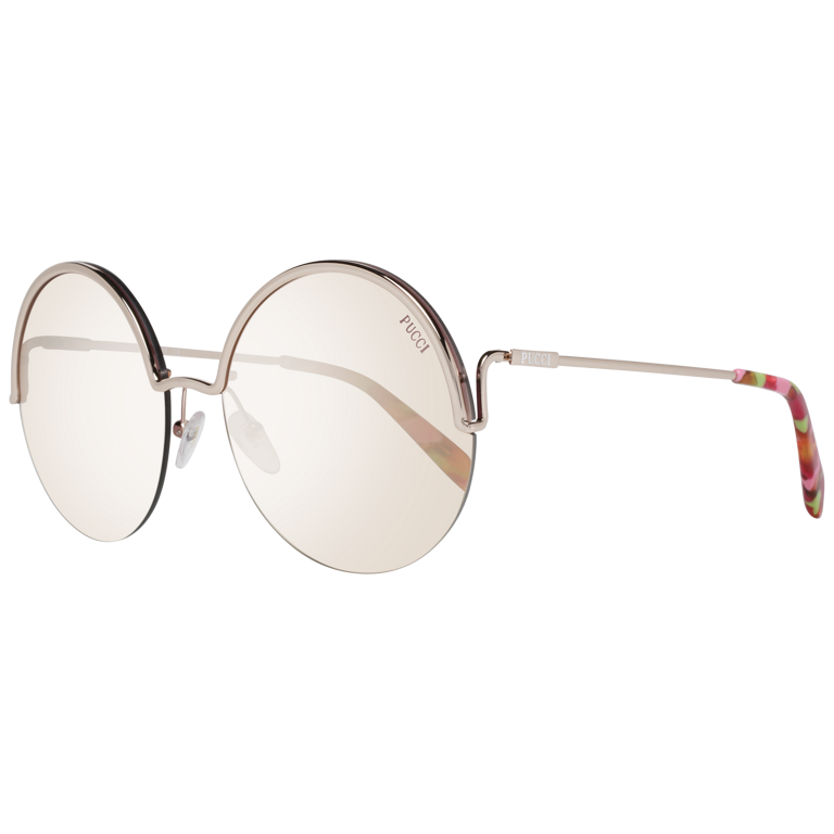 Okulary przeciwsłoneczne Damskie Emilio Pucci EP0117 28G 61 Różowe Złoto