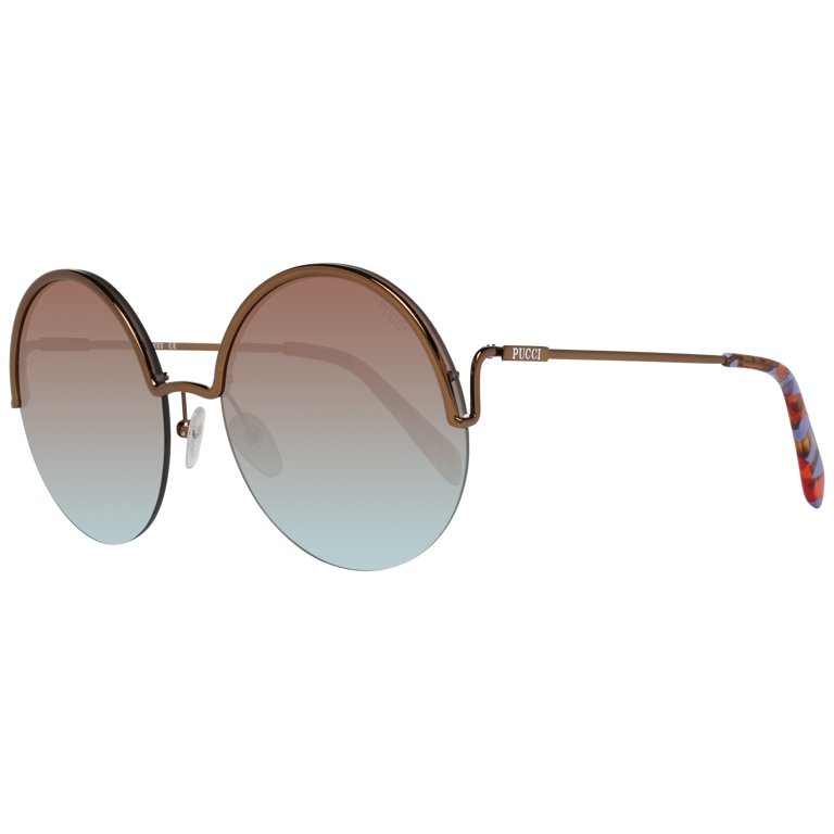 Okulary przeciwsłoneczne Damskie Emilio Pucci EP0117 36F 61 Brązowe
