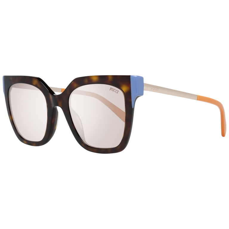 Okulary przeciwsłoneczne Damskie Emilio Pucci EP0121 52G 51 Brązowe