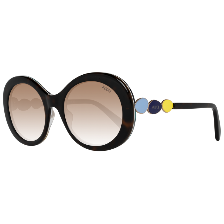 Okulary przeciwsłoneczne Damskie Emilio Pucci EP0127 52F 55 Brązowe