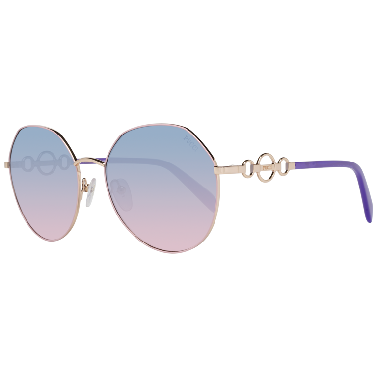Okulary przeciwsłoneczne Damskie Emilio Pucci EP0150 28W 59 Różowe Złoto