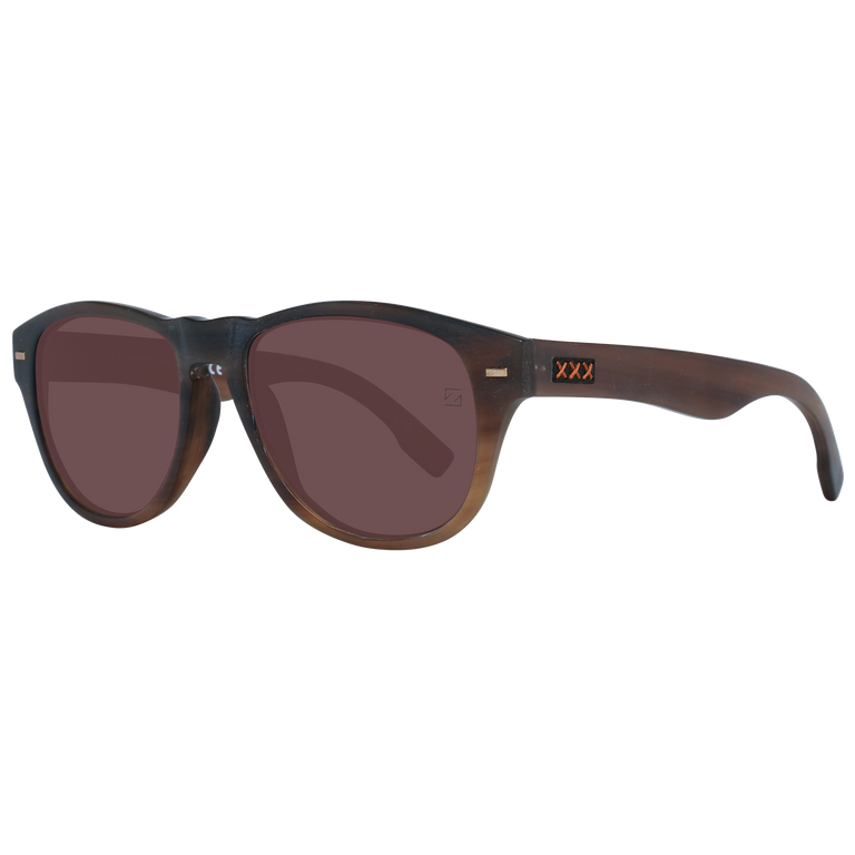 Okulary przeciwsłoneczne Męskie Zegna Couture ZC0019 53 62J Brązowe
