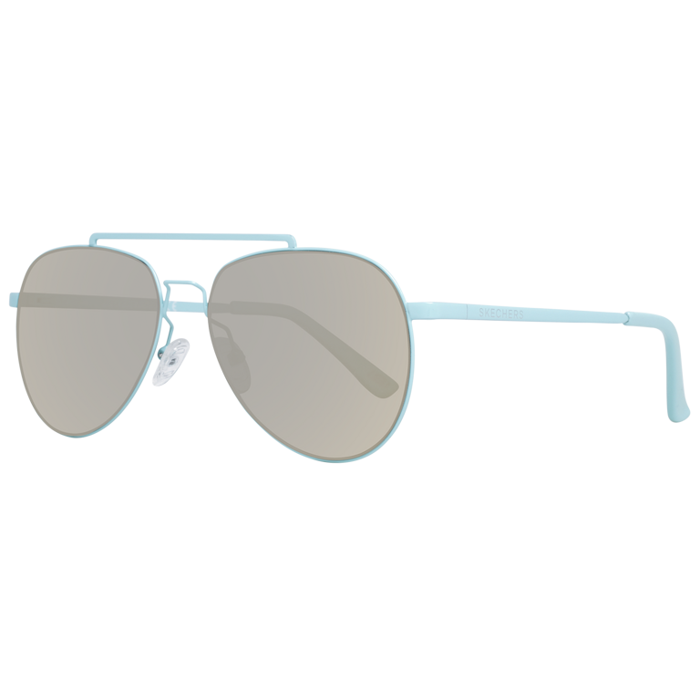 Okulary przeciwsłoneczne Skechers SE6027 87G 57 Niebieskie