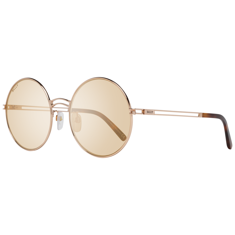 Okulary przeciwsłoneczne damskie Bally BY0001-D 28E 56 Różowe Złoto