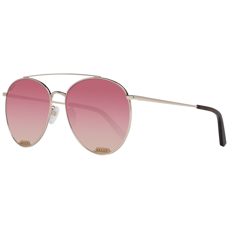 Okulary przeciwsłoneczne damskie Bally BY0016-D 28T 60 Różowe Złoto