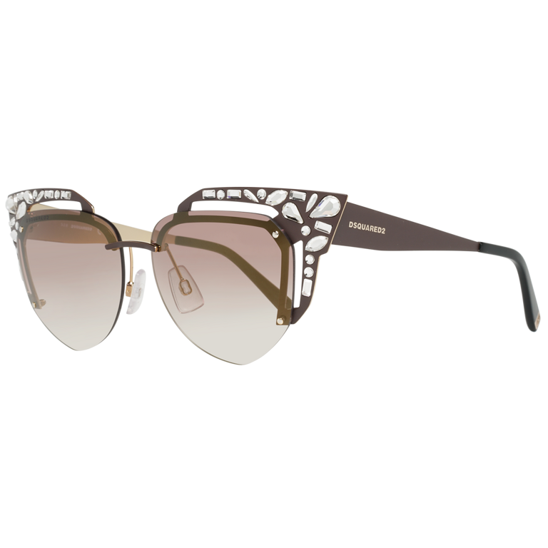 Okulary przeciwsłoneczne damskie Dsquared2 DQ0312 49G 55 Brązowe