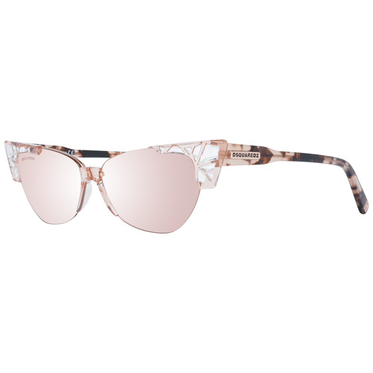 Okulary przeciwsłoneczne damskie Dsquared2 DQ0341 74U 56 Różowe