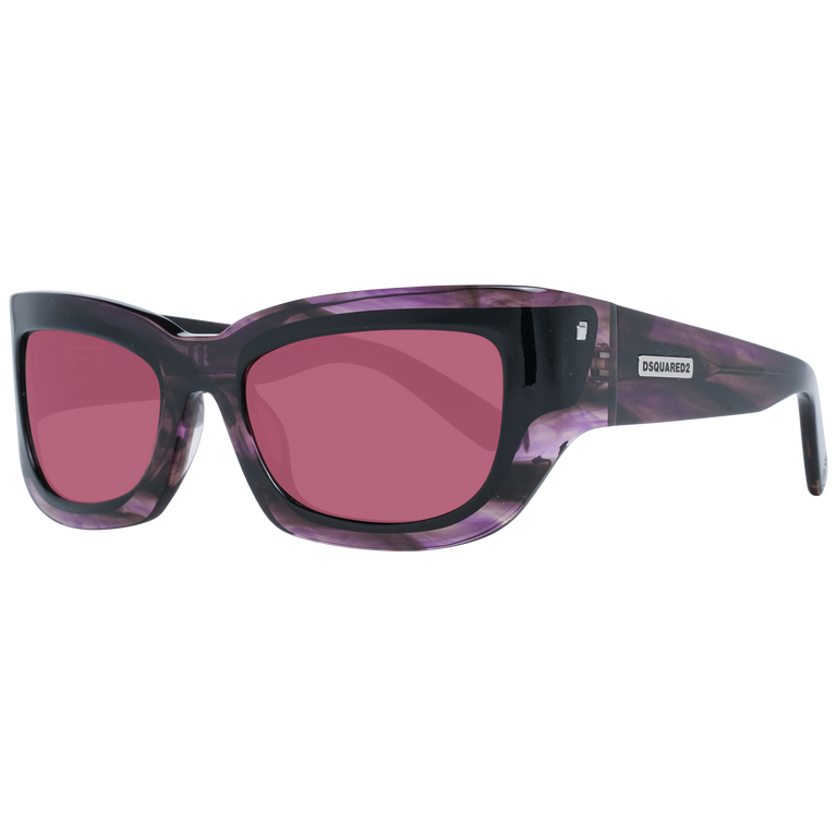 Okulary przeciwsłoneczne damskie Dsquared2 DQ0346 55T 55 Czerwone