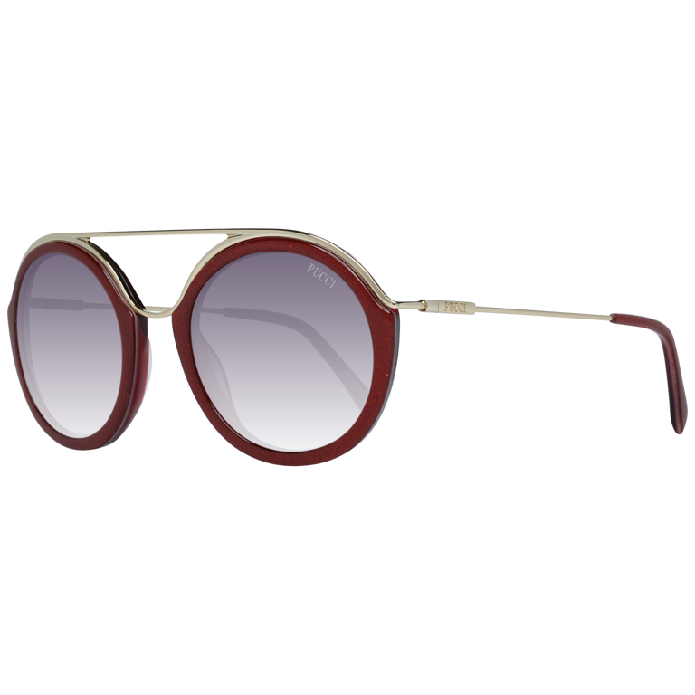 Okulary przeciwsłoneczne damskie Emilio Pucci EP0013 74T 52 Czerwone