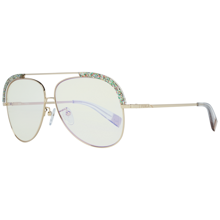 Okulary przeciwsłoneczne damskie Furla SFU284 300X 60 Złote