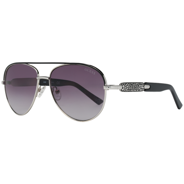 Okulary przeciwsłoneczne damskie Guess GF0287 06B 57 Srebrne