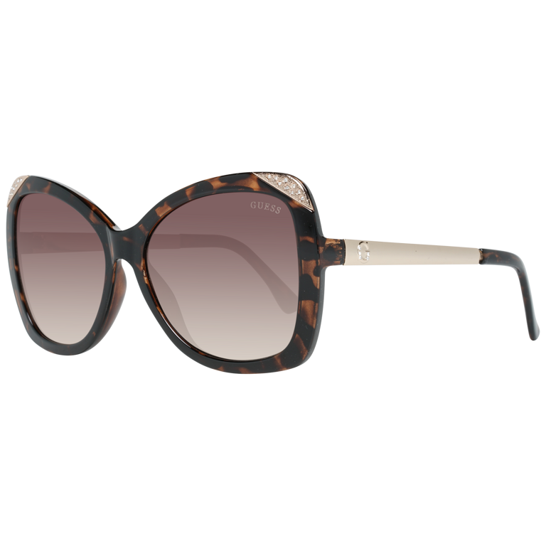 Okulary przeciwsłoneczne damskie Guess GF6055 52F 57 Brązowe