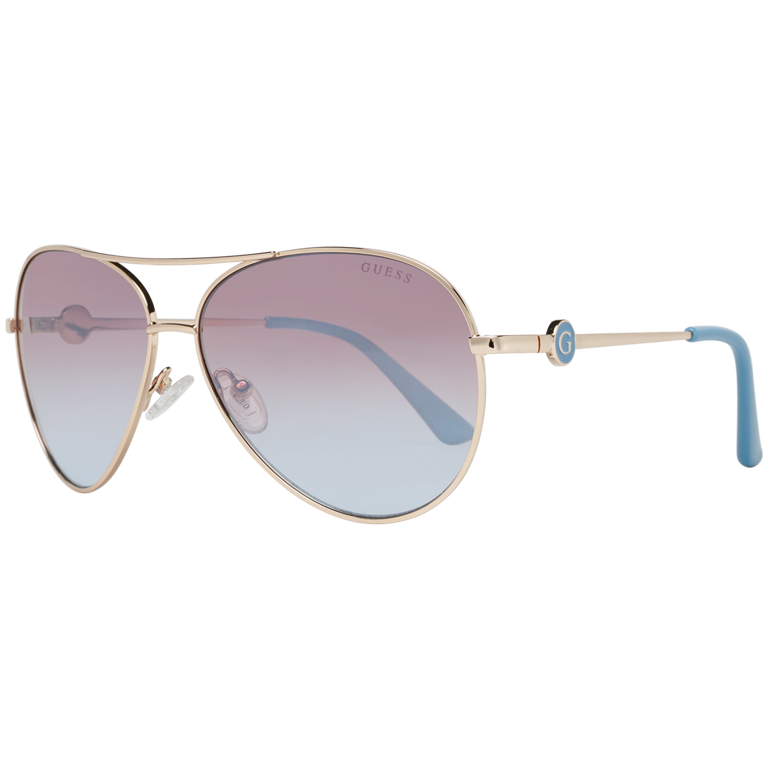 Okulary przeciwsłoneczne damskie Guess GU7641 32W 60 Różowe Złoto