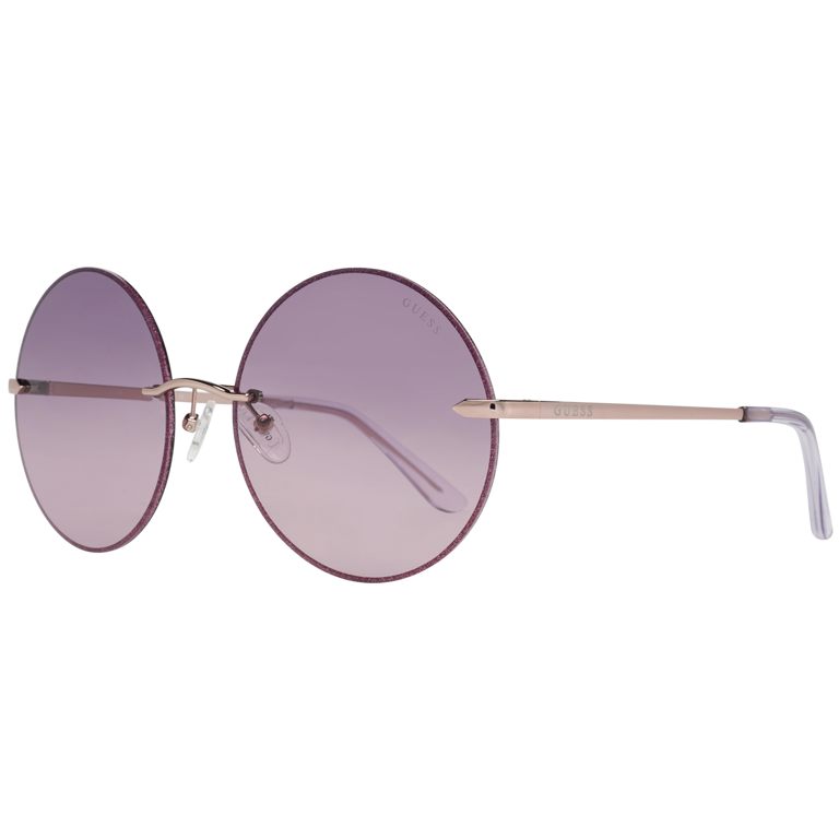Okulary przeciwsłoneczne damskie Guess GU7643 28Z 61 Różowe Złoto