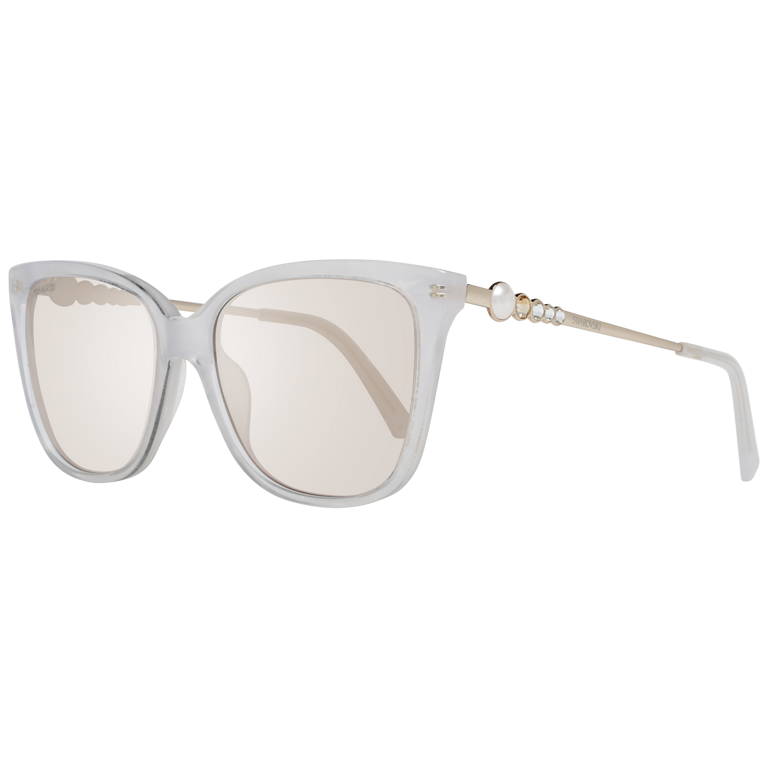 Okulary przeciwsłoneczne damskie Swarovski SK0189 21G 55 Białe