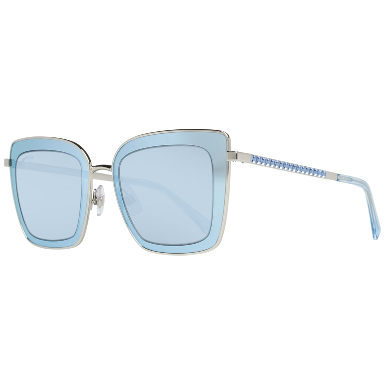 Okulary przeciwsłoneczne damskie Swarovski SK0198 16V 60 Niebieskie