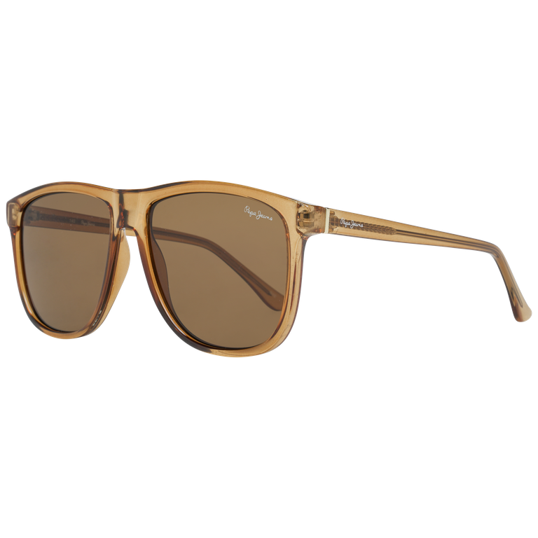 Okulary przeciwsłoneczne męskie Pepe Jeans PJ7362 C2 57 Brązowe