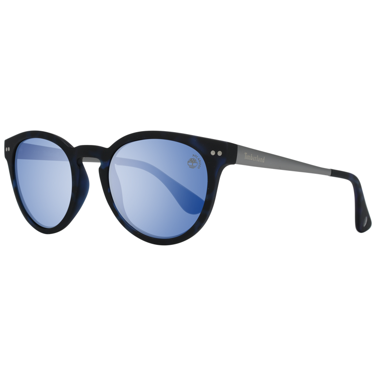 Okulary przeciwsłoneczne męskie Timberland TB9085 91D 52 Niebieskie