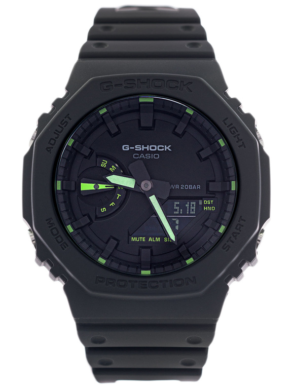 Zegarek męski CASIO G-SHOCK GA-2100-1A3ER Neon Accent Series