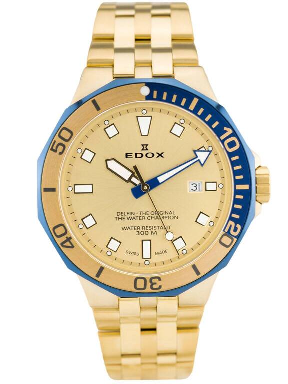 Zegarek męski EDOX Delfin 53015 357JBUM DI