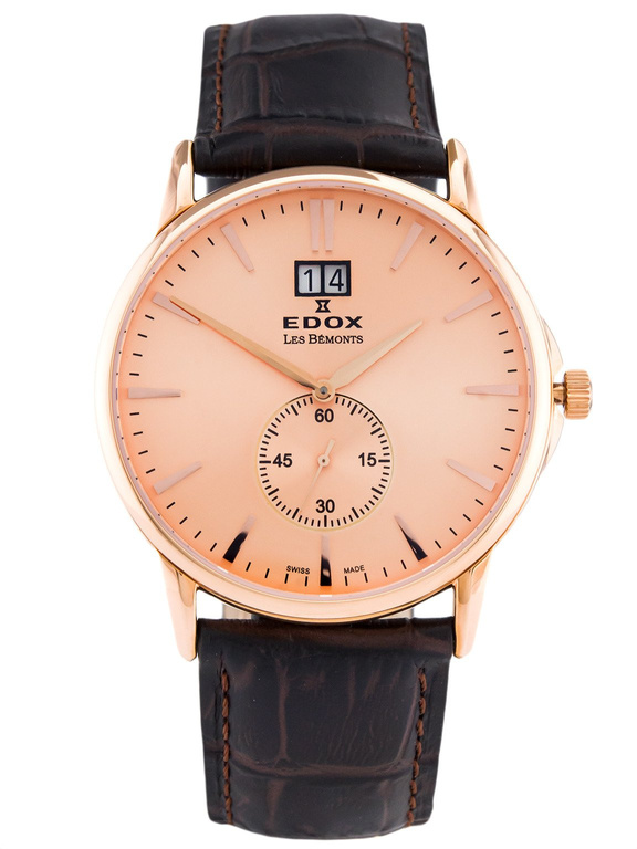 Zegarek męski EDOX Les Bemonts 64012 37R ROIR